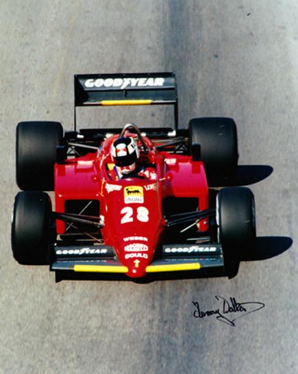 Stefan Johansson autograph Ferrari memorabilia Formula One Murray Walker signed Tifosi F1