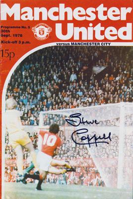 Steve-Coppell-autograph-signed-Manchester-United-football-memorabilia-sept-1978-programme-v-man-city-manchester-city-old-trafford-man-utd-signature