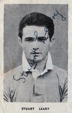 Stuart-Leary-autograph-Charlton-Athletic-football-memorabilia-signed-programme-1953-v-Fulham-portrait-picture-signature-Kent-Cricket-KCCC
