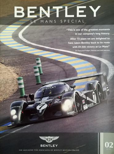 Team-Bentley-2003-Le-Mans-Special-booklet-magazine-associates-edition-driver-profiles-car-specifications