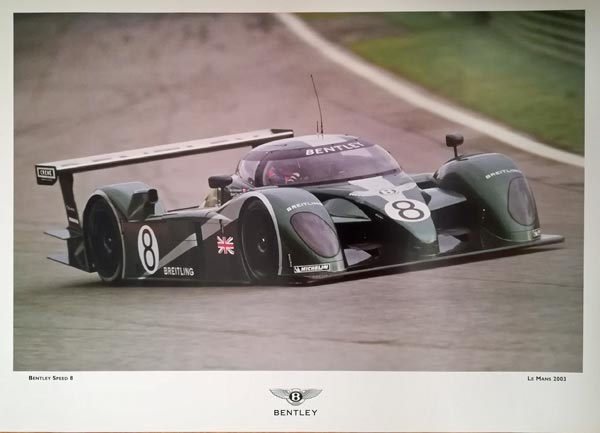 Team-Bentley-2003-Le-Mans-Speed-8-car-Number-8-poster