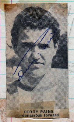 Terry-Paine-autograph-signed-Southampton-FC-football-memorabilia-Soton-Saints-England-1966-World-Cup-player-cheltenham-town-manager