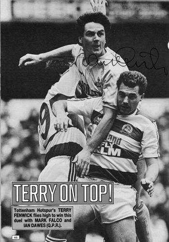 Tery-Fenwick-signed-Spurs-fc-football-memorabilia-topical-times-annual-autograph-Tottenham-Hotspur