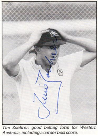 Tim-Zoehrer-autograph-signed-Australia-cricket-memorabilia-wicket-keeper-batsman-western-aussie