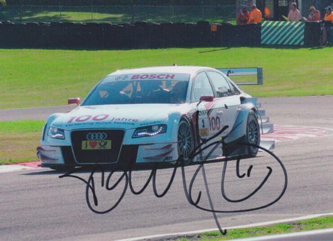 Tom-Kristensen-autograph-signed-DTM-motor-racing-memorabilia-Audi-A4-24-hours-Le-Mans-champion