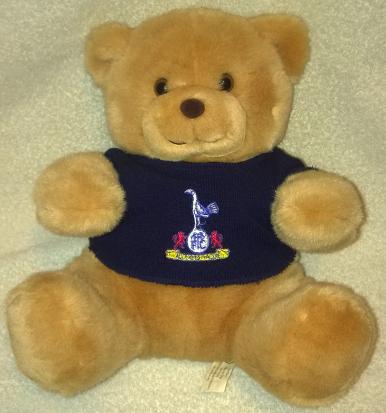Tottenham-Hotspur-FC-THFC-Spurs-Teddy-Bear-Cuddly-Soft-Toy-Kids-Club-Badge-Logo-Motto-Football-memorabilia