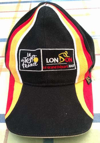 Tour-de-France-Cycling-memorabilia-cycling-le-grand-depart-London-2007-official-baseball-cap-cycle-maillot-jaune