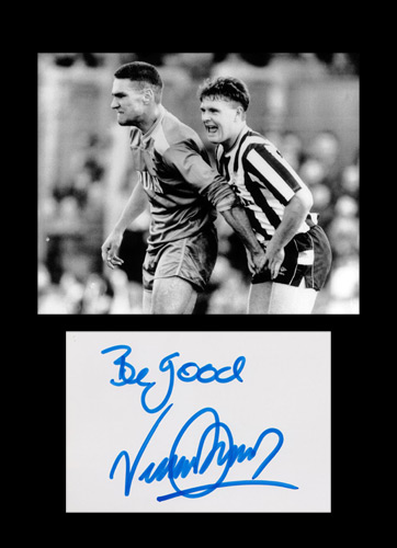 Vinnie-Jones-autograph-Wimbledon-football-memorabilia-chelsea-leeds-utd-Vincent-X-Men-Juggermaut-Gazza-signature-1988-FA-Cup-Newcastle-United-Be-Good