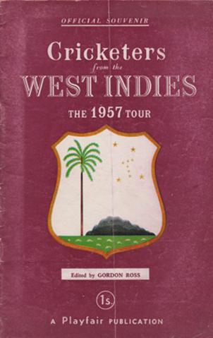 West-Indies-cricket-memorabilia-1957-tour-of-england-playfair-official-souvenir-guide-players-cricketers-sobers-weekes-worrell-walcott-hall-valentine-ramadhin-kanhai