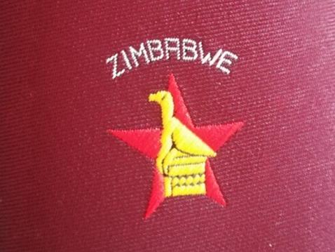 Zimbabwe-cricket-memorabilia-official-tour-tie-necktie-bird-insignia-fashion-mens-clothing-medallion-fine-neckwear-zcu-logo-union