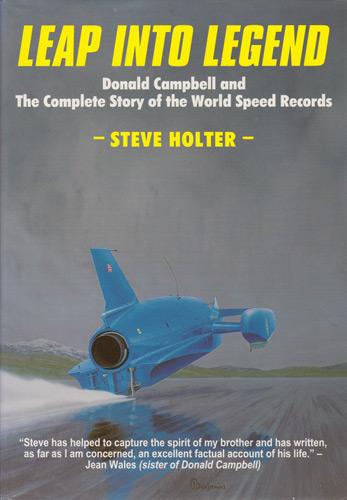 steve-holter-autograph-signed-world-land-speed-record-bluebird-book-memorabilia-complete-story-sir-donald-campbell-malcolm-leap-into-legend-ken-norris-sigma-press