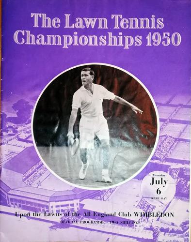 1950-Wimbledon-programme-the-lawn-tennis-memorabilia-championships-all-england-and-croquet-John-Budge-Patty-champion-Louise-Brough