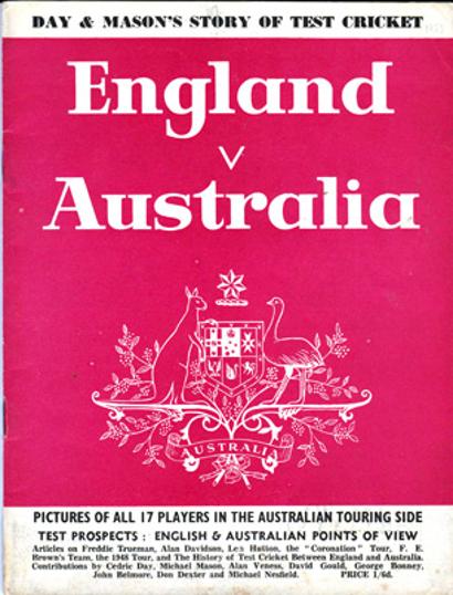 1953-England-v-Australia-Ashes-Tour-Day-and-Mason-story-of-test-cricket-memorabilia-history-fixtures-team-photos-test-match-prospects-trueman-hutton-benaud