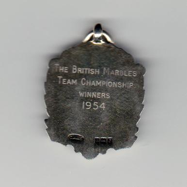 1954-British-Team-Championships-marbles-silver-medal-champions-medallion