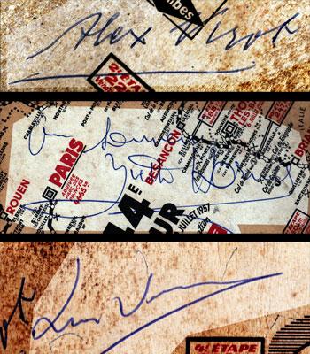 Alex Virot autograph signed 1957 Tour de France Media Guide Cycling memorabilia death