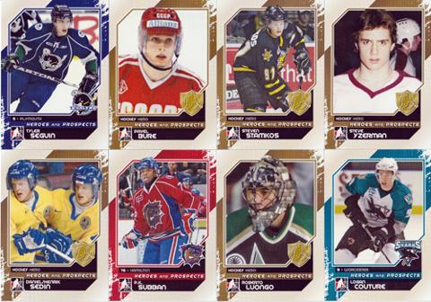 AHL-NHL-In-The-Game-Heroes-ice-Hockey-Player-Cards-seguin-bure-stamkos-luongo-yzerman-sedin-twins-couture-subban-boxed