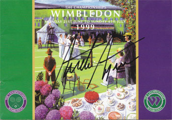 ANDRE-AGASSI-memorabilia-signed-1999-Wimbledon-memorabilia-Championships-ticket-holder-tennis-memorabilia