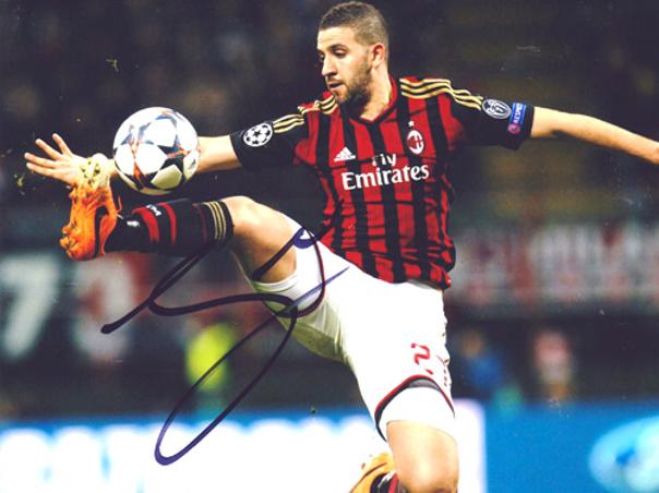 Adel-Taarabt-autograph-signed-AC-Milan-football-memorabilia-QPR-Morocco-Spurs