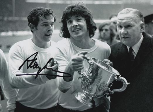 Alan-Mullery-memorabilia-Tottenham-Hotspur-Spurs-signed-League-Cup-winners-photo-autograph-Bill-Nicholson