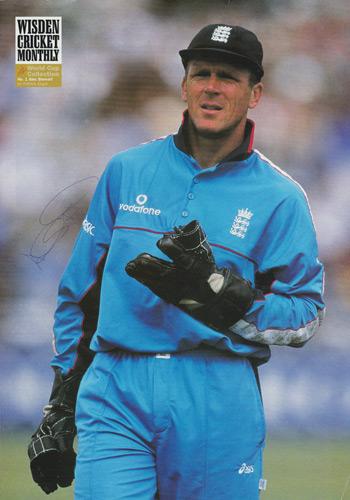 Alec-Stewart-autograph-signed-Surrey-CCC-Cricket-memorabilia-England-test-match-wisden poster