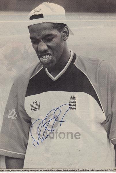 Alex-Tudor-autograph-signed-england-cricket-memorabilia-ashes-series-test-match-australia-nets-trent-bridge-surrey-ccc