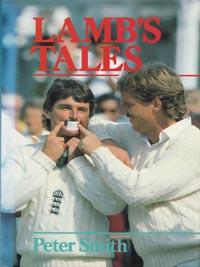 Allan-Lamb-autograph-signed-england-cricket-memorabilia-book-lambs-tales-northants-ccc-lamby-signature-first-edition-peter-smith-1985