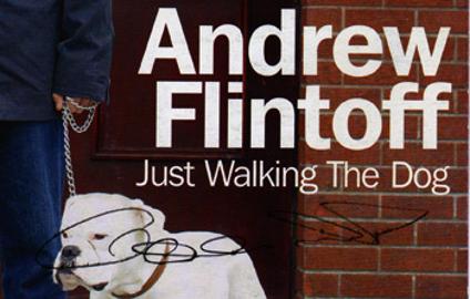 Andrew Flintoff autograph copy cricnet cricket magazine