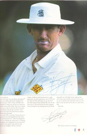 Andy-Caddick-autograph-signed-Somerset-Cricket-memorabilia-1999-benefit-brochure-sccc-testimonial-england-test-match-fast-bowler-cadlee-new-zealand-signature