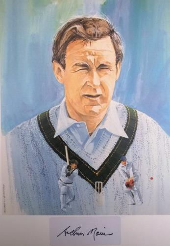 Arthur-Morris-autograph-signed-Australia-cricket-memorabilia-batsman-legend-ashes