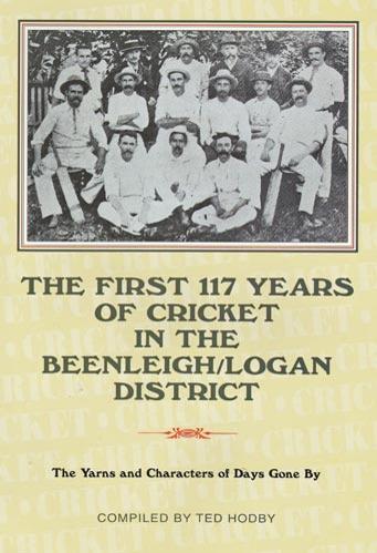 Australia-cricket-memorabilia-dennis-Lillee-autograph-richard-hadlee-signed-117-years-beenleigh-Logan-district-book-Ted-Hobdy