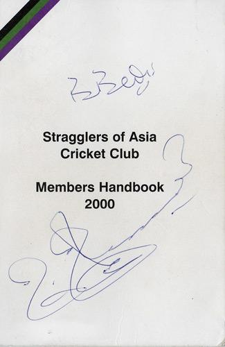 BISHAN-BEDI-autograph-MUSHTAQ-MUHAMMAD-signature-signed-Stragglers-Asia-Members-Cover-india-cricket-memorabilia-pakistan