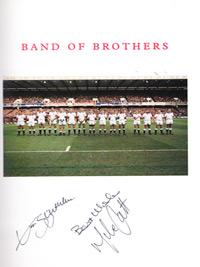Band-of-Brothers-England-Rugby-memorabilia-1996-Frank-Keating-signed-copy-Mike-Catt-Jon-Sleightholme-autograph