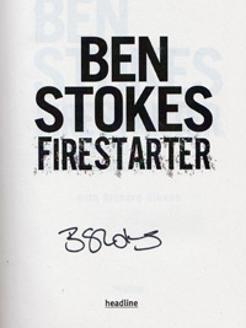 Ben-Stokes-autograph-signed-england-cricket-memorabilia-autobiography-book-firestarter-durham-ccc-2016-signature