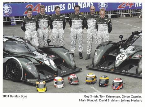 Bentley-boys-2003-Le-Ma-Mans-memorabilia-signed-photo-Smith-Kristensen-Capello-Blundell-Brabham-autograph-Herbert-Motor-racing-Number-8-7