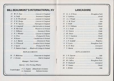 Bill-Beaumont-autograph-signed-England-rugby-memorabilia-fylde-rufc-international-xv-lancashire-signed-official-programme-diners-club-captain-1982