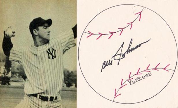 Bill-Johnson-autograph-signed-new-york-ny-Yankees-baseball-memorabilia-mlb-cardinals-world-series-champion