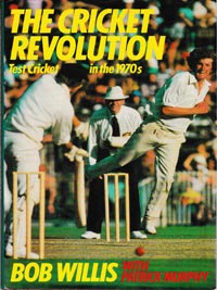 bob willis signed the cricket revolution book