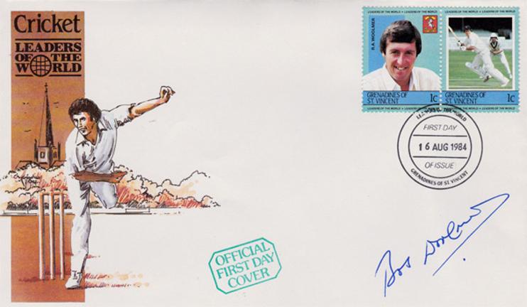Bob-Woolmer-autograph-Kent-cricket-memorabilia-signed-first-day-cover-autographed-FDC-signature-KCCC-memorabilia