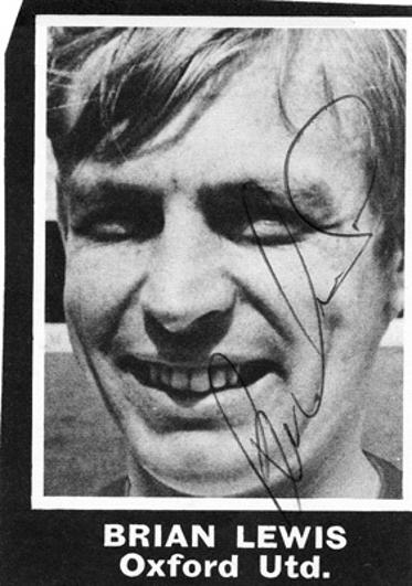 Brian-Lewis-autograph-signed-Oxford-United-FC-football-memorabilia-oxford-utd-signature