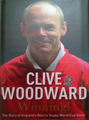 CLIVE WOODWARD memorabilia signed autobiography Winning England rugby memorabilia autographed