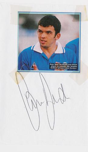 Callum-Davidson-autograph-signed-Leicester-City-Football-memorabilia-foxes-2010-11-premier-league-player-card-sticker-scotland-preston-north-end