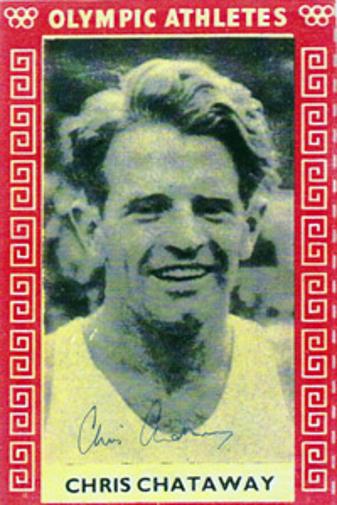 SIR CHRIS CHATAWAY (former 5000m world record holder) signed picture.