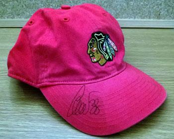 Christobel-Huet-France-signed-Chicago-Blackhawks-Stanley-Cup-NHL-hockey-cap