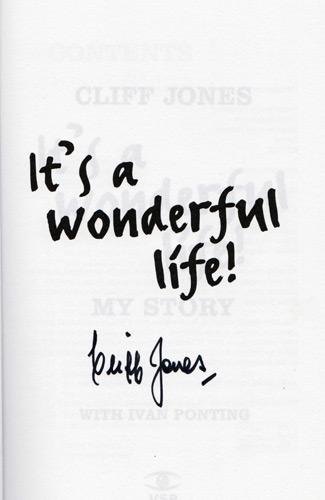 Cliff-Jones-autograph-signed-tottenham-hotspur-football-memorabilia-autobiography-its-a-wonderful-life-wales-double-thfc-spurs-signature