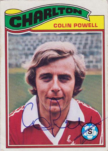 Colin-Powell-autograph-signed-Charlton-Athletic-FC-football-memorabilia-CAFC-Paddy-Addicks-winger-groundsman-cricket-The-Valley-1978-topps-player-card