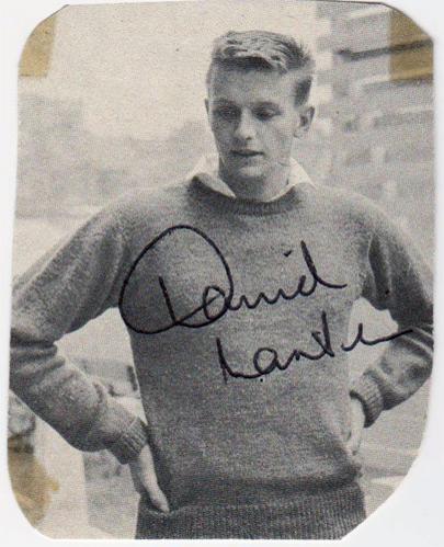 DAVID-LARTER-autograph-signed-Northants-cricket-memorabilia-England-test-match-bowler-northamptonshire