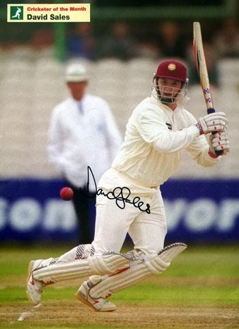 DAVID-SALES-memorabilia-signed-Northants-cricket-memorabilia-magazine-pic-autograph-350