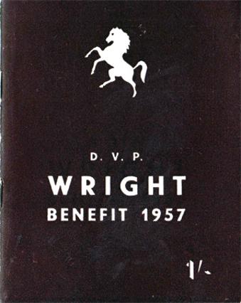 DVP-Doug-Wright-kent-cricket-memorabilia-1957-benefit-brochure-testimonial-england-leg-spinner-kccc-seven-hat-tricks-unluckiest-bowler-in-the-world-1932-book