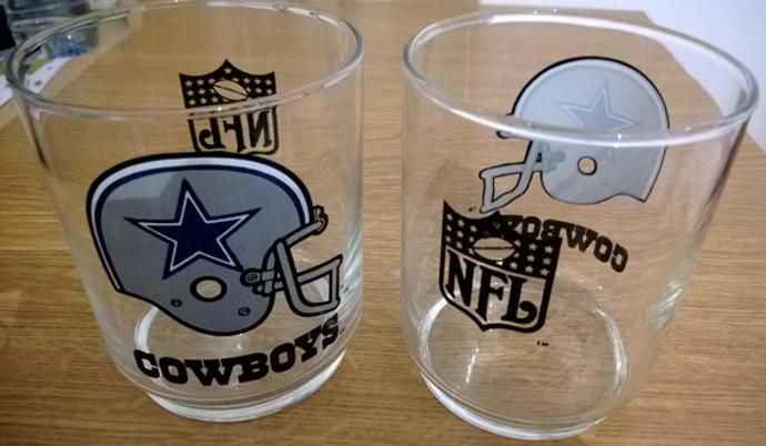 Dallas-Cowboys-memorabilia-Drinking-Glasses-Tumblers-logo-NFL