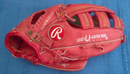 Darryl-Strawberry-memorabilia-MLB-Rawlings-RSG9-Baseball-Glove-red-New-York-Mets-NY-Yankees-World-Series-champion-soft-touch